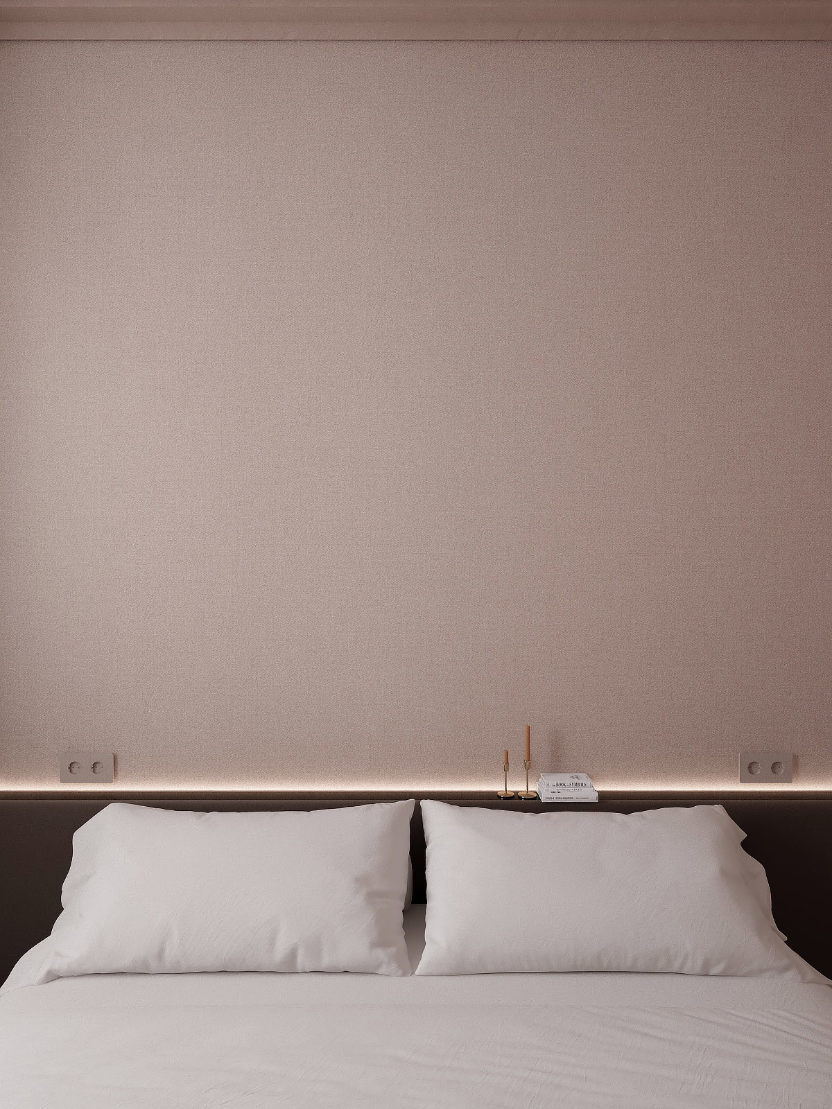 Спальная комната - стильный интерьер